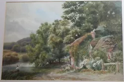 Buy Antique Framed Watercolour Painting, Signed G. F. Lamb • 225£