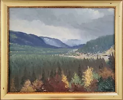 Buy Oil Painting. Egon Johannes Wilhjem(1925-?):”Rain Showers Over Valdres” • 204.44£
