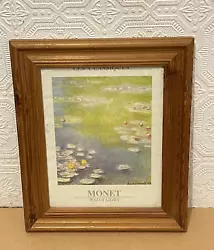 Buy Claude Monet Water Lilies Print Framed Under Glass • 15.64£