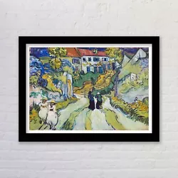 Buy Framed Stairway At Auvers By Vincent Van Goch  Art Poster Print Famous Painting • 3.73£