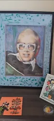 Buy Rare Pietro Psaier Elton John Mixed Media Painting ( Andy Warhol) • 250£