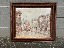 Buy Marie Charlot Impressionist Original Oil Painting Signed City Scape 28x33 • 614.25£