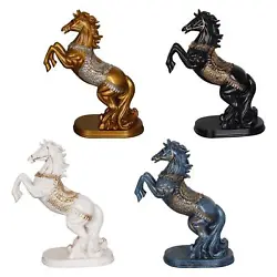 Buy Modern Horse Statue Resin Figurine Animal Sculpture Feng Shui Collectable Art • 40.67£