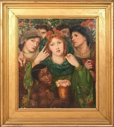 Buy Large 19th Century Pre-Raphaelite The Beloved DANTE GABRIEL ROSSETTI (1828–1882) • 14,500£