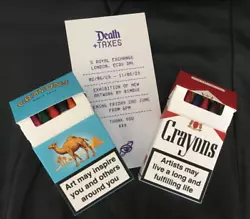 Buy IMBUE - Crayons SET Limited Edition From The Death & Taxes London Exhibition • 99.99£
