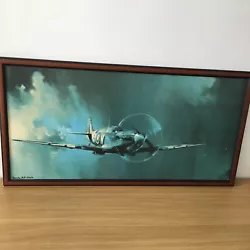 Buy Spitfire Framed Picture Print  By Barrie A.F. Clark 99cm X 48cm • 20£