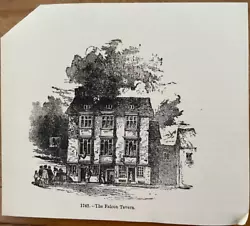 Buy Antique Print The Falcon Tavern Northampton C1860 Pub. In Old England • 4£