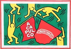 Buy Unknown Artist, In The Style Of Keith Haring, Carlos N' Charlies - Acapulco, Acr • 16,026£