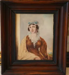 Buy Antique 19th Century Portrait Of A Lady Oil Painting • 0.99£