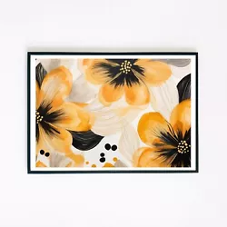 Buy Abstract Flowers Botanical Painting Illustration 7x5 Retro Decor Wall Art Print  • 3.95£