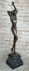 Buy Sexy Nude Erotic Nymph Sculpture Signed Original Vitaleh Hot Cast Bronze Statue • 631.37£