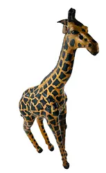 Buy 20 Inch Giraffe Handmade Sculpture With Ebony Glass Eyes • 16.53£