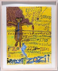 Buy Outsider Painting   Sam Gant  Contemporary Basquiat  Expressionist Style • 947.23£