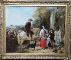 Buy Thomas Falcon Marshall Ra Exh British Victorian Art Fig. Landscape Oil Painting • 40,000£