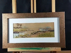 Buy Vintage Watercolour River Landscape Scene Indistinctly Signed And Dated Feb 1914 • 49.99£