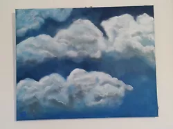 Buy OOAK Signed Acrylic Painting On Canvas - Clouds • 25£