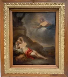 Buy 17th Century Antique Original Oil Painting On Canvas Goddess And Cherub, Framed • 14,568.65£
