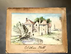 Buy Oldham Mill Watercolour - Early 20th Century • 14.95£