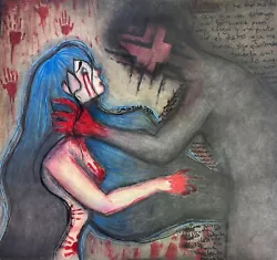 Buy Experience Of A Toxic And Abusive Relationship Watercolors Original Painting  • 91.82£