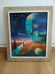 Buy Signed Surreal Canvas Oil • 85.80£