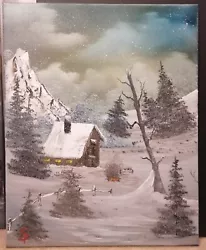 Buy Oil Painting 40x50 Cm A Winter Paradise By Art Bob Ross • 135.14£