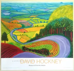 Buy  David Hockney Offset Lithograph Print Pop Art Museum Poster Garrowby Hill 1998 • 558.87£