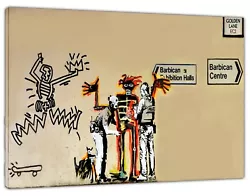 Buy Banksy London Exhibition  Paint  Picture Print On Framed Canvas Wall Art Deco • 11.99£