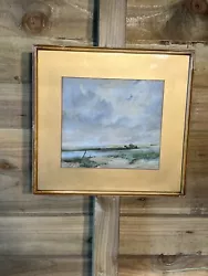 Buy Antique Water Colour Painting Anglesey Coastal Beach Scene Signed A.S.Burton . • 50£