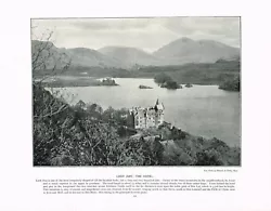 Buy Loch Awe Hotel Argyll Scotland Antique Old Picture Print C1900 PS#151 • 5.99£
