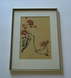 Buy Vintage Chinese Plum Blossom Painting Signed With Red Chop Mark Modernist Floral • 1,705.02£