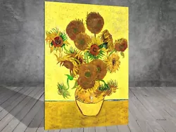 Buy Van Gogh Still Life Fourteen Sun Flowers CANVAS PAINTING ART PRINT 573 • 3.96£