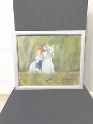 Buy Horse Racing  Painting Signed J.Stevenson Original • 25£