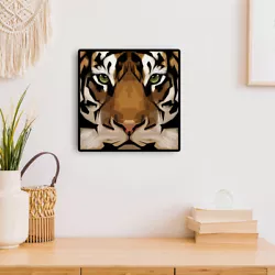 Buy Hand Painted On Canvas DIY Brown Tiger Oil Paint By Numbers Drawing Kit Ornament • 5.39£