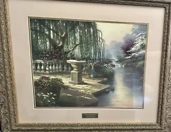 Buy The Hour Of Prayer - Library Edition - Framed Canvas Painting - Thomas Kinkade • 132.29£