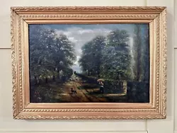 Buy Antique 18th Century Oil Painting Of Country/Farming Scene • 55£