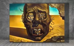 Buy Salvador Dali The Face Of War  PAINTING ART PRINT POSTER 1584 • 7.15£