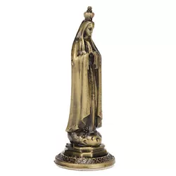 Buy (Bronze RF TL002)3.5in Virgin Mary Statue Hand Carved Holy Virgin Statue • 12.17£