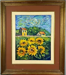 Buy Vincent Van Gogh (Handmade) Oil On Wood Painting Framed Signed And Stamped • 1,220.62£
