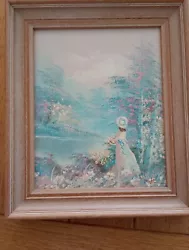 Buy D Walton (I Think) Oil Pretty Pastel Painting  • 20£