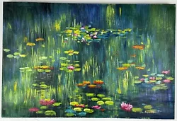 Buy Claude Monet (Handmade) Oil On Canvas Painting Signed & Stamped • 630£