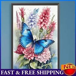 Buy Paint By Numbers Kit On Canvas DIY Oil Art Butterfly Picture Home Decor 40x60cm • 8.75£