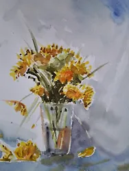 Buy Daffodils Watercolour Painting - By Daniel Nichols • 25£