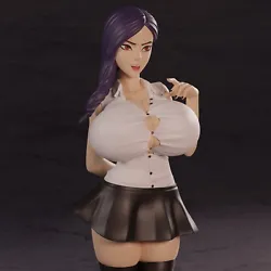 Buy Sexy Anime Student  Unpainted Resin Figure Bust 50mm 100mm  • 15£