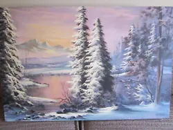 Buy Lionel Dougy Vintage Painting Winter  Art Listed Investment Signed  • 944.99£