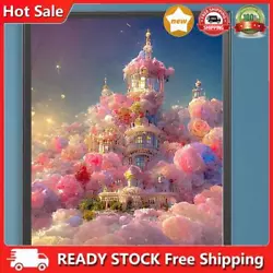 Buy Paint By Numbers Kit On Canvas DIY Oil Art Castle In The Clouds Decor 40x50cm • 7.32£