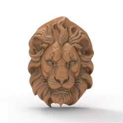 Buy STL File For CNC Router Engraving 3D Printer Laser Digital Lion Head Sculpture • 2.32£