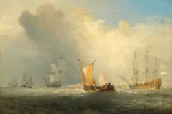 Buy William Turner - Rotterdam Ferry Boat (1833) - Painting Poster Print Art John JM • 33.50£
