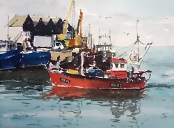 Buy 467 At Whitstable - Kent Fishing Maritime Seascape Ken Hayes • 21£