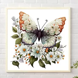 Buy Paint By Numbers Kit DIY Butterfly Oil Art Picture Craft Home Wall Decor(H1424) • 5.52£