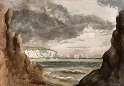 Buy Antique Watercolour Painting - Milford On Sea New Forest 1847 - 19th Century • 250£
